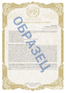 Образец Приложение к СТО 01.064.00220722.2-2020 Углич Сертификат СТО 01.064.00220722.2-2020 
